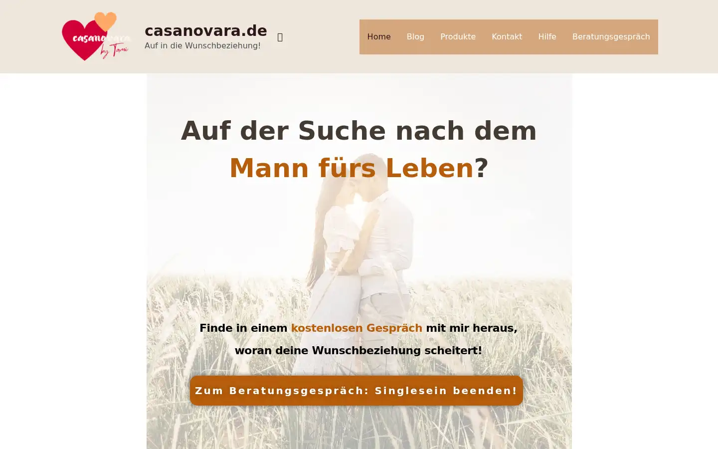 Screenshot of casanovara.de