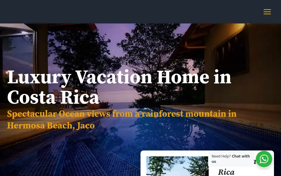 Screenshot of casaoverlook.com