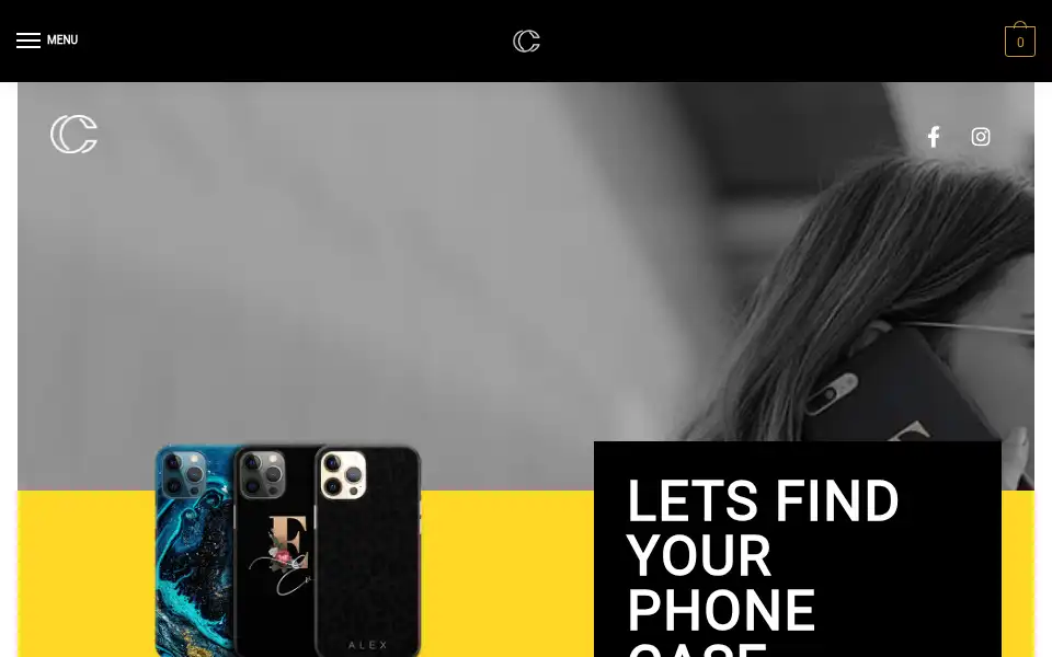 Screenshot of case-face.co.uk