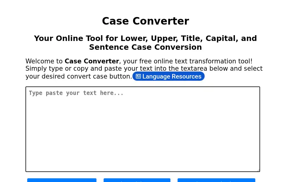 Screenshot of caseconverter.cc