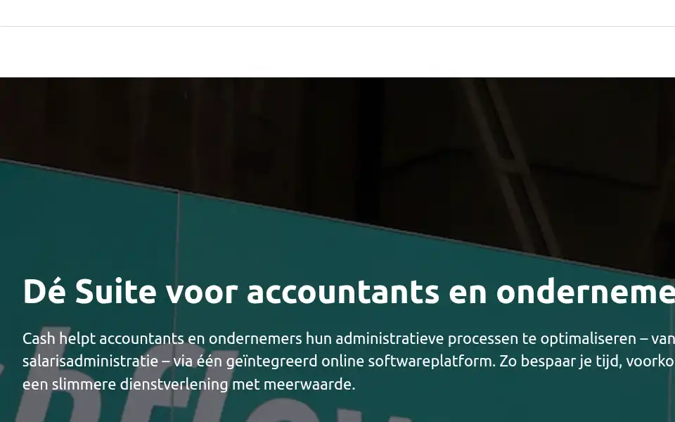 Screenshot of cash.nl