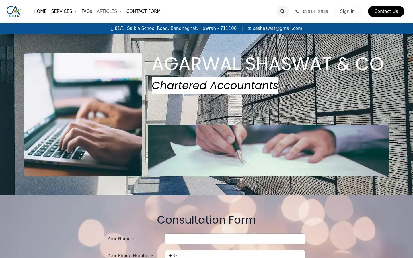 Screenshot of cashaswat.com