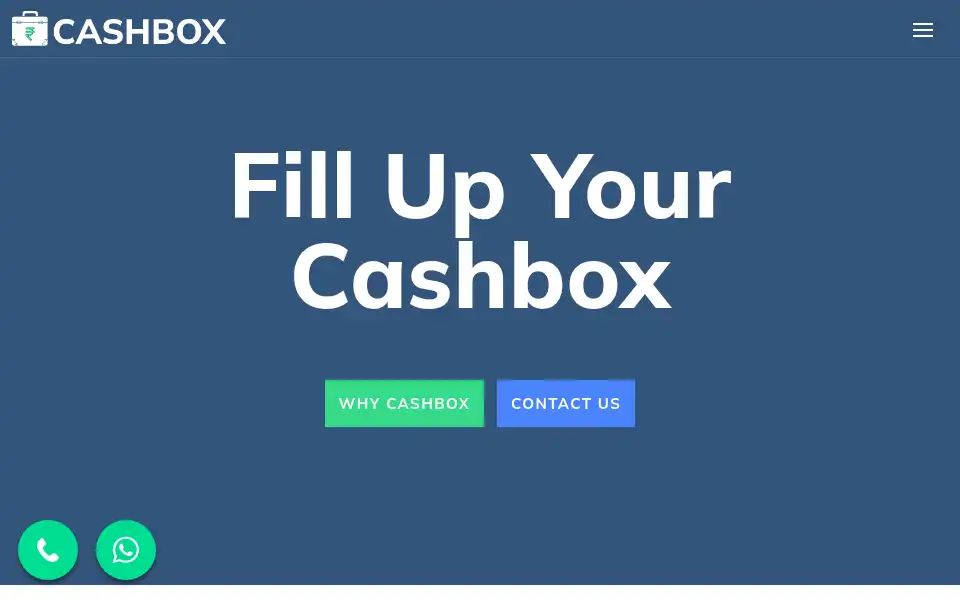 Screenshot of cashboxcapital.in