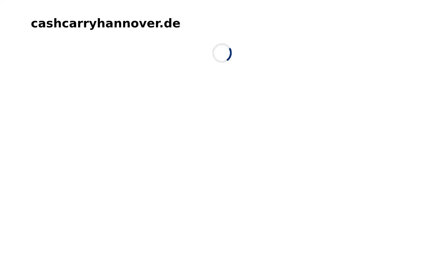 Screenshot of cashcarryhannover.de