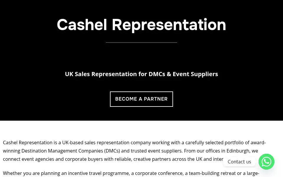 Screenshot of cashelrepresentation.com