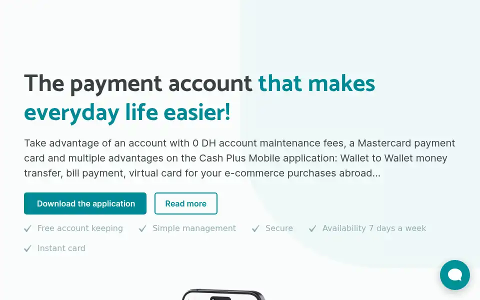 Screenshot of cashplus.ma