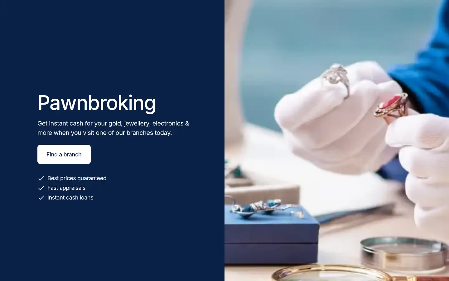 Screenshot of cashtrain.com.au