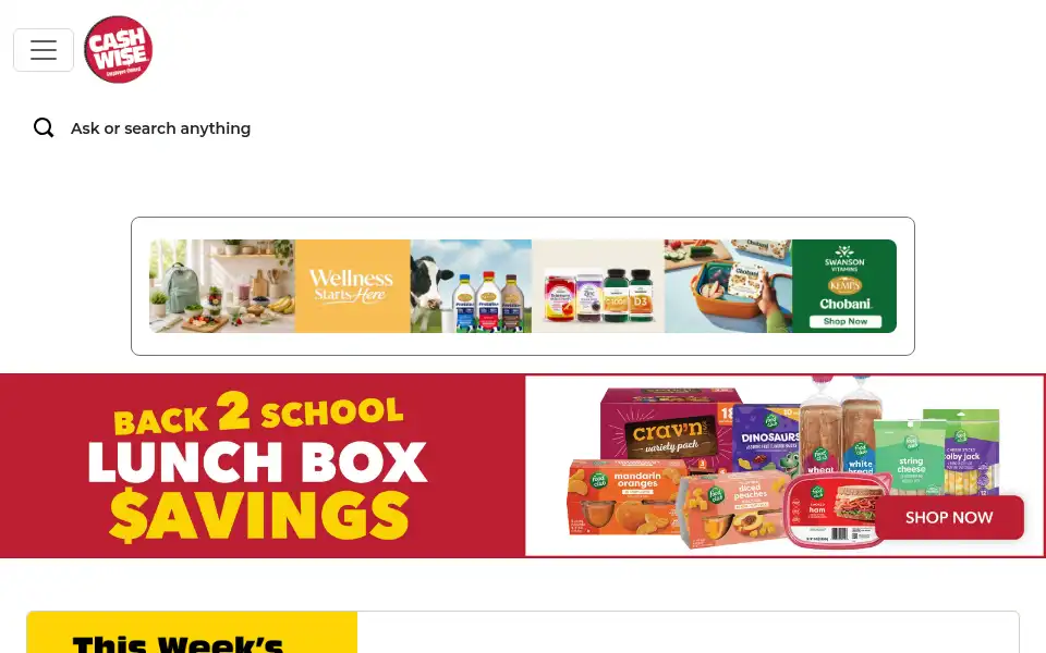 Screenshot of cashwise.com