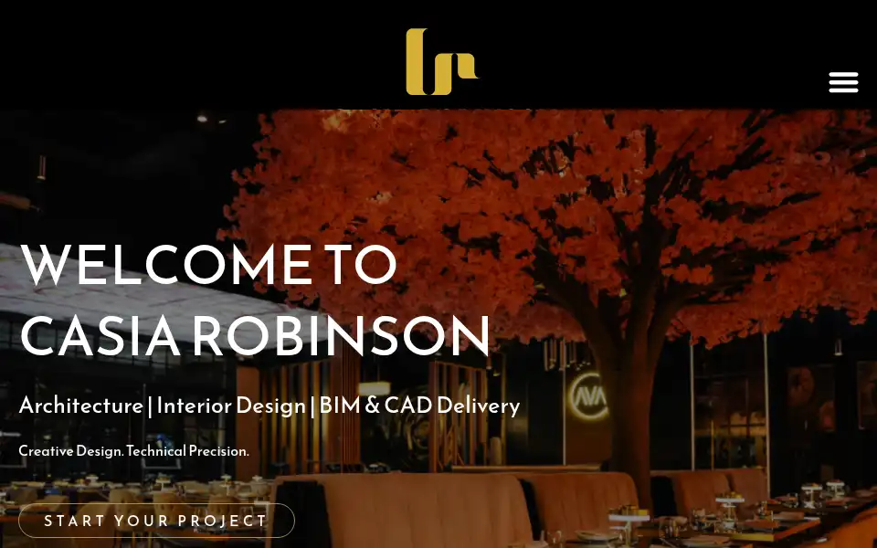Screenshot of casiarobinson.com