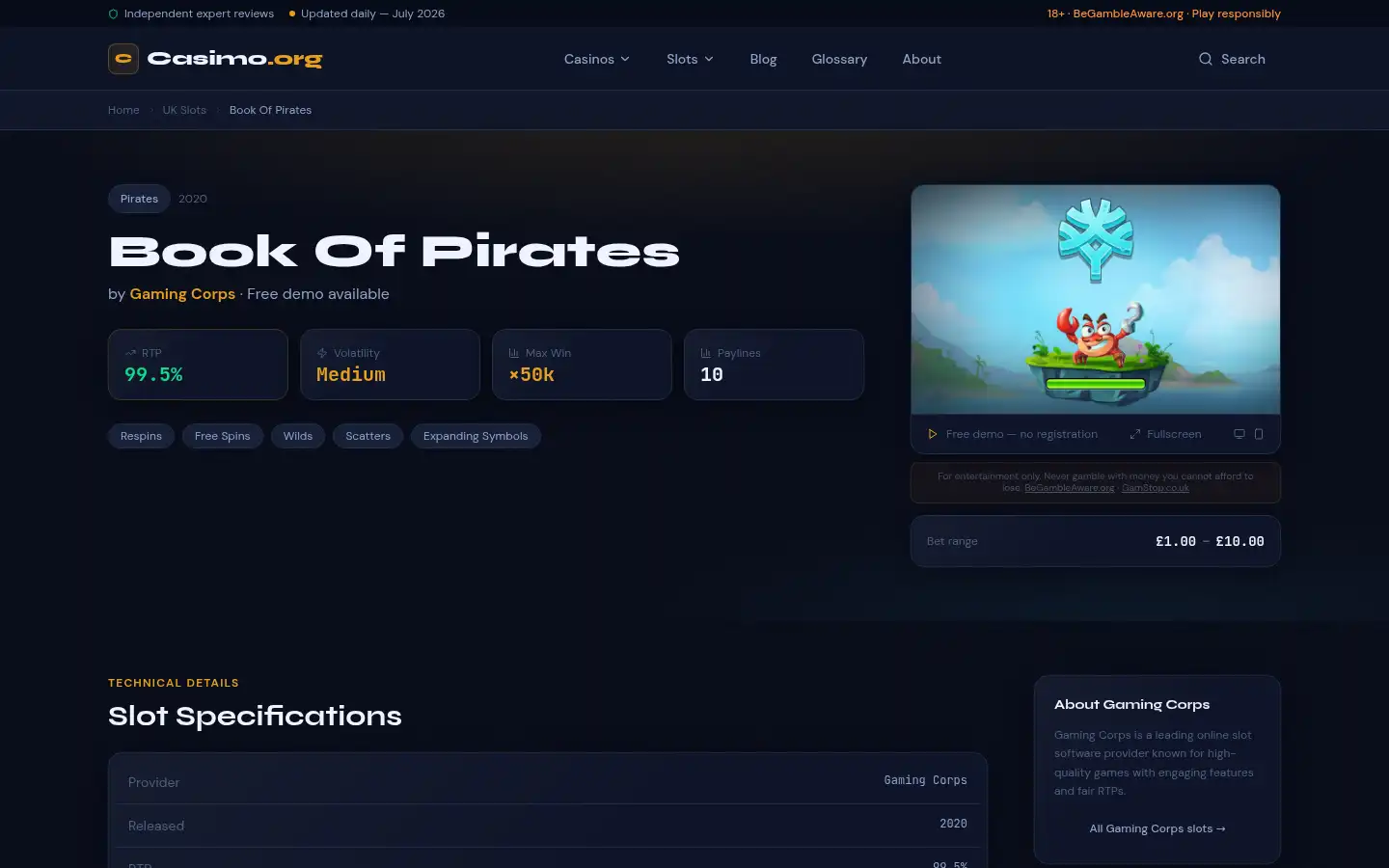 Screenshot of casimo.org