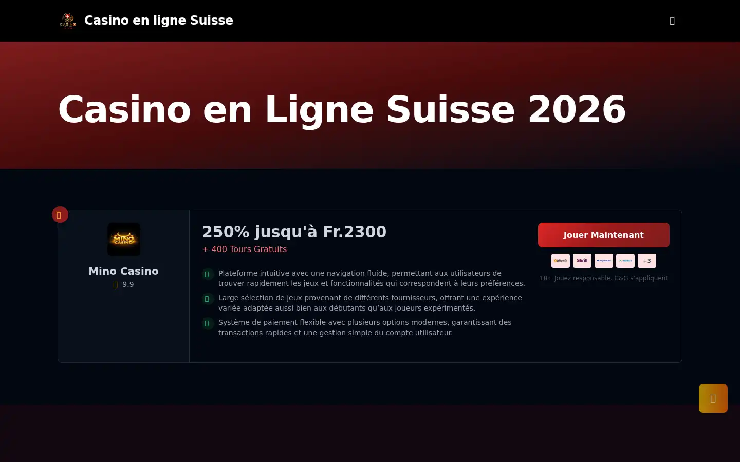 Screenshot of casino-en-ligne-suisse.top