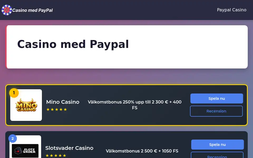 Screenshot of casino-med-paypal.net
