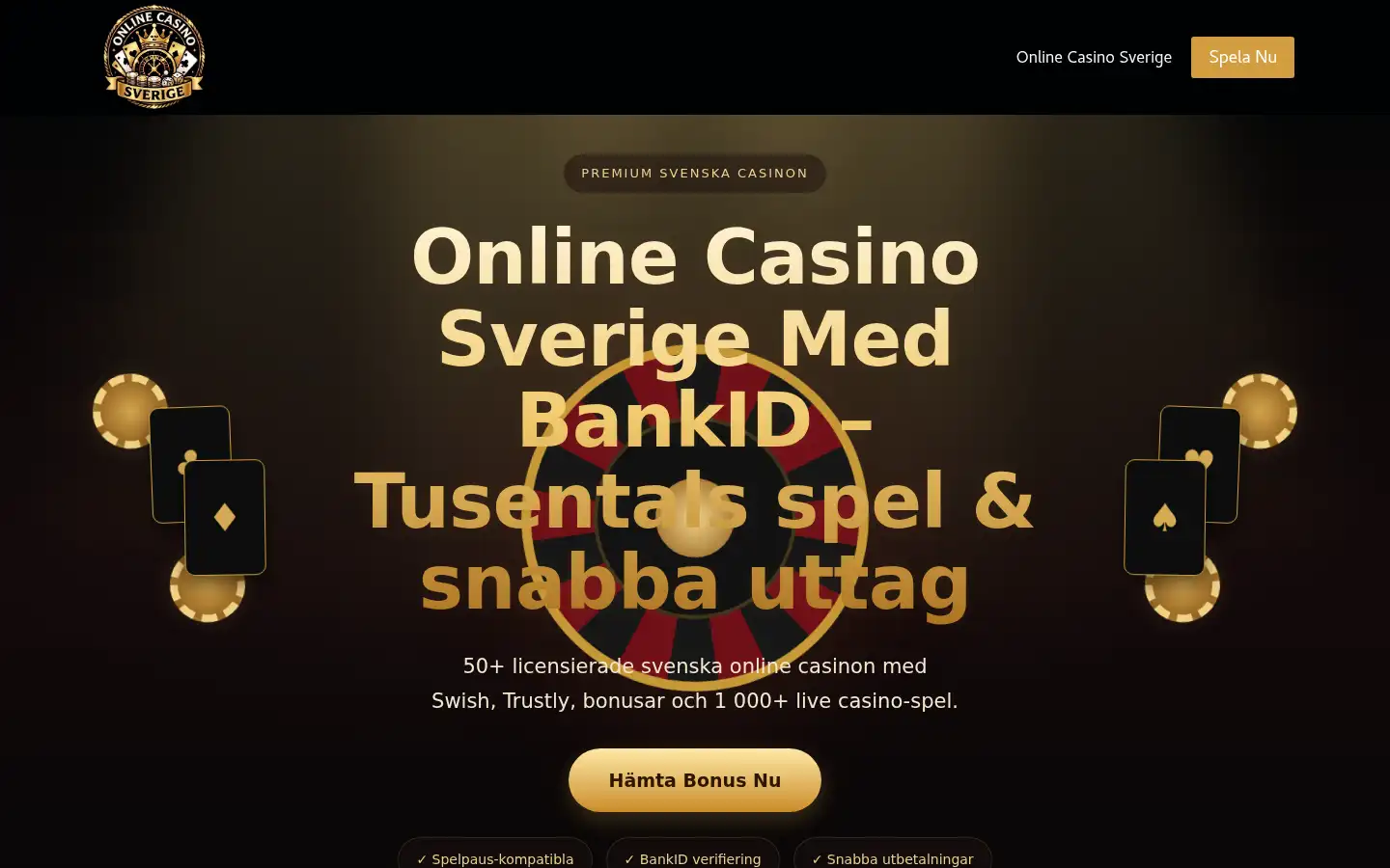 Screenshot of casino-online-sweden.site