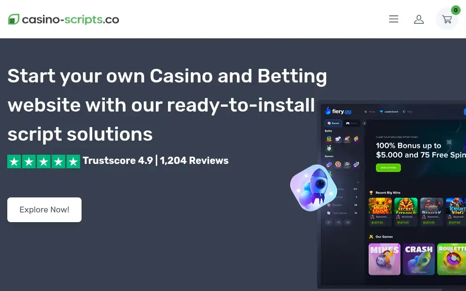 Screenshot of casino-scripts.co
