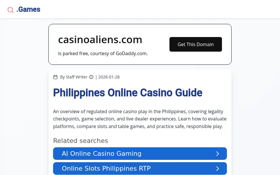 Screenshot of casinoaliens.com