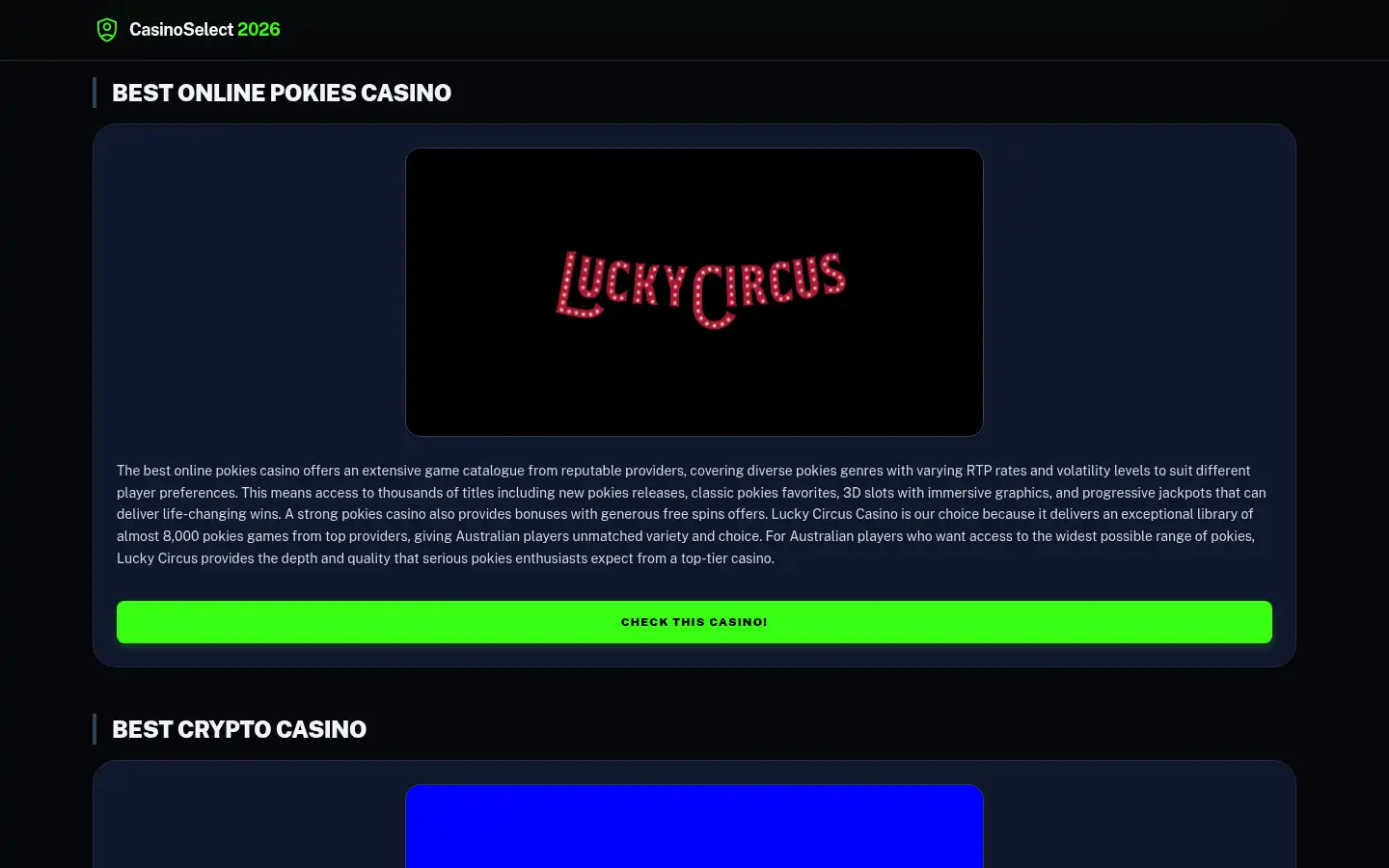 Screenshot of casinobuds.net