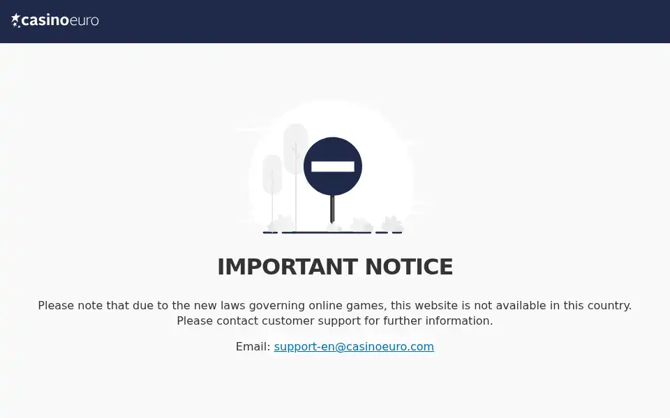 Screenshot of casinoeuro.com