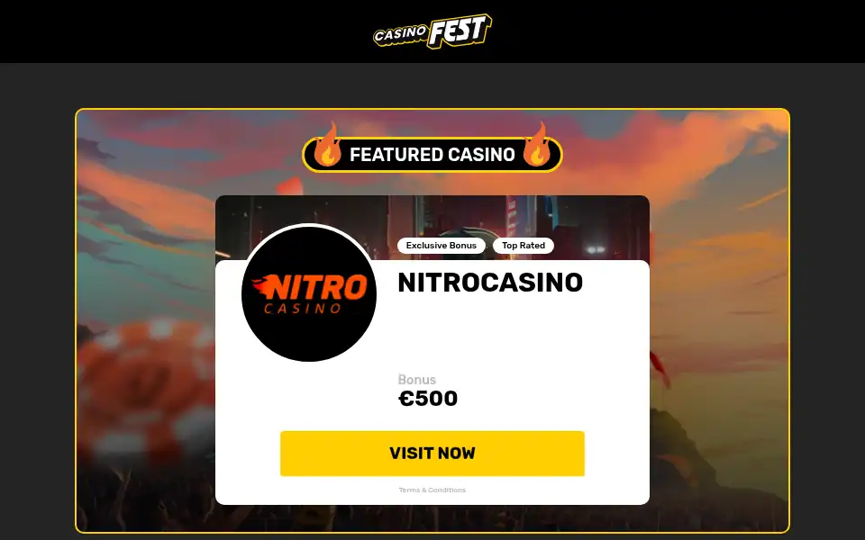 Screenshot of casinofest.com