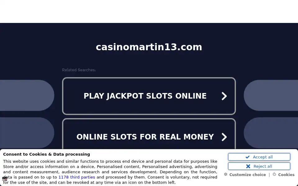 Screenshot of casinomartin13.com