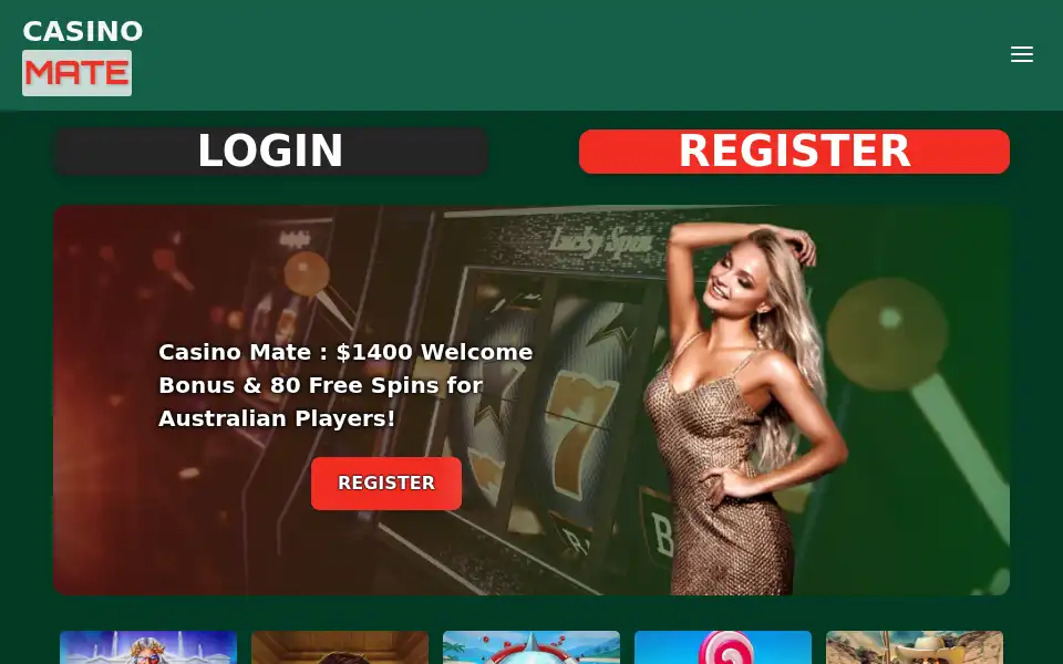 Screenshot of casinomate-pokies.com