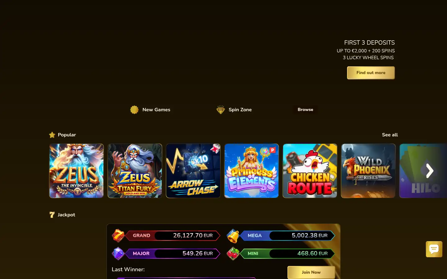 Screenshot of casinoprestige721.com
