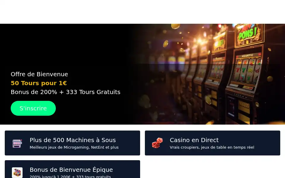 Screenshot of casinosavaspin.com
