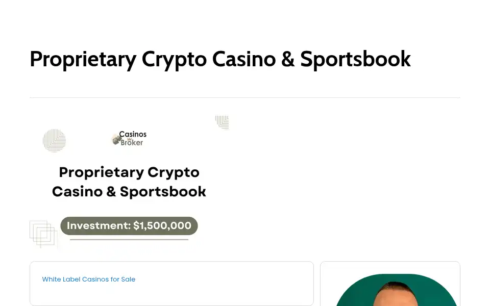 Screenshot of casinosbroker.com