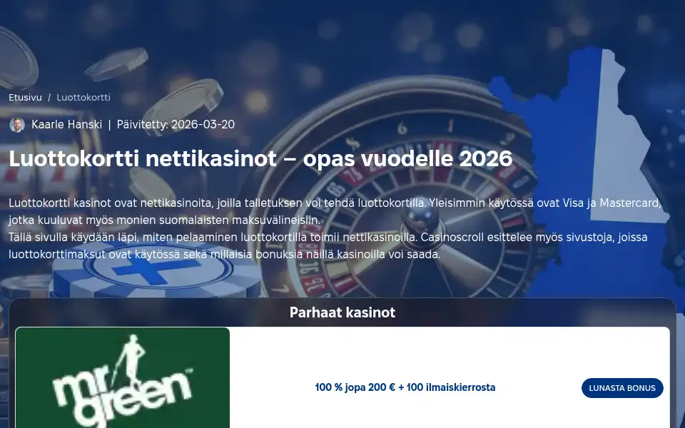 Screenshot of casinoscroll.com