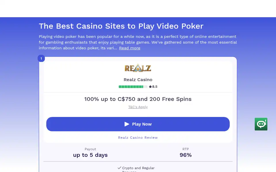 Screenshot of casinosters.ca