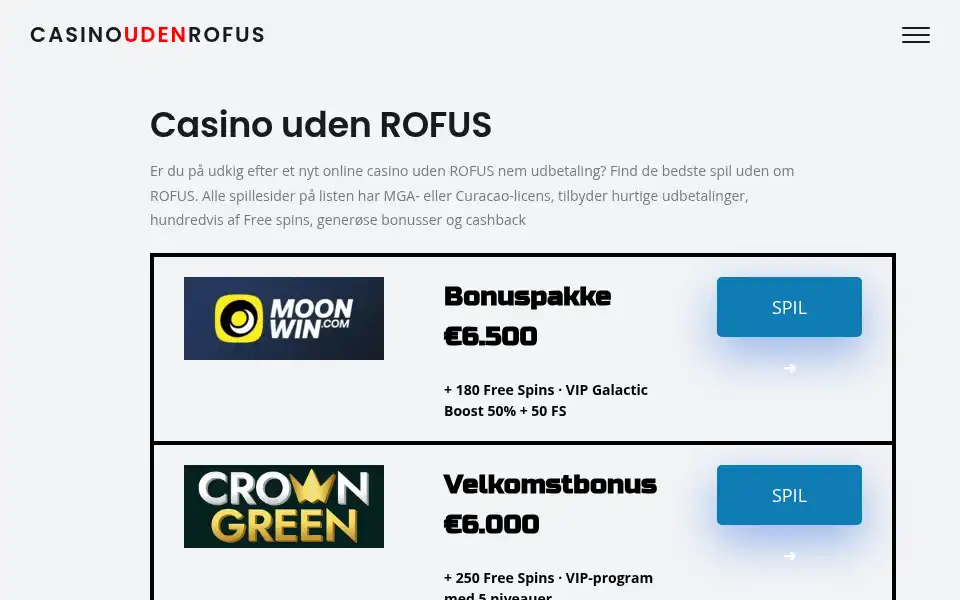 Screenshot of casinoudenrofus.best