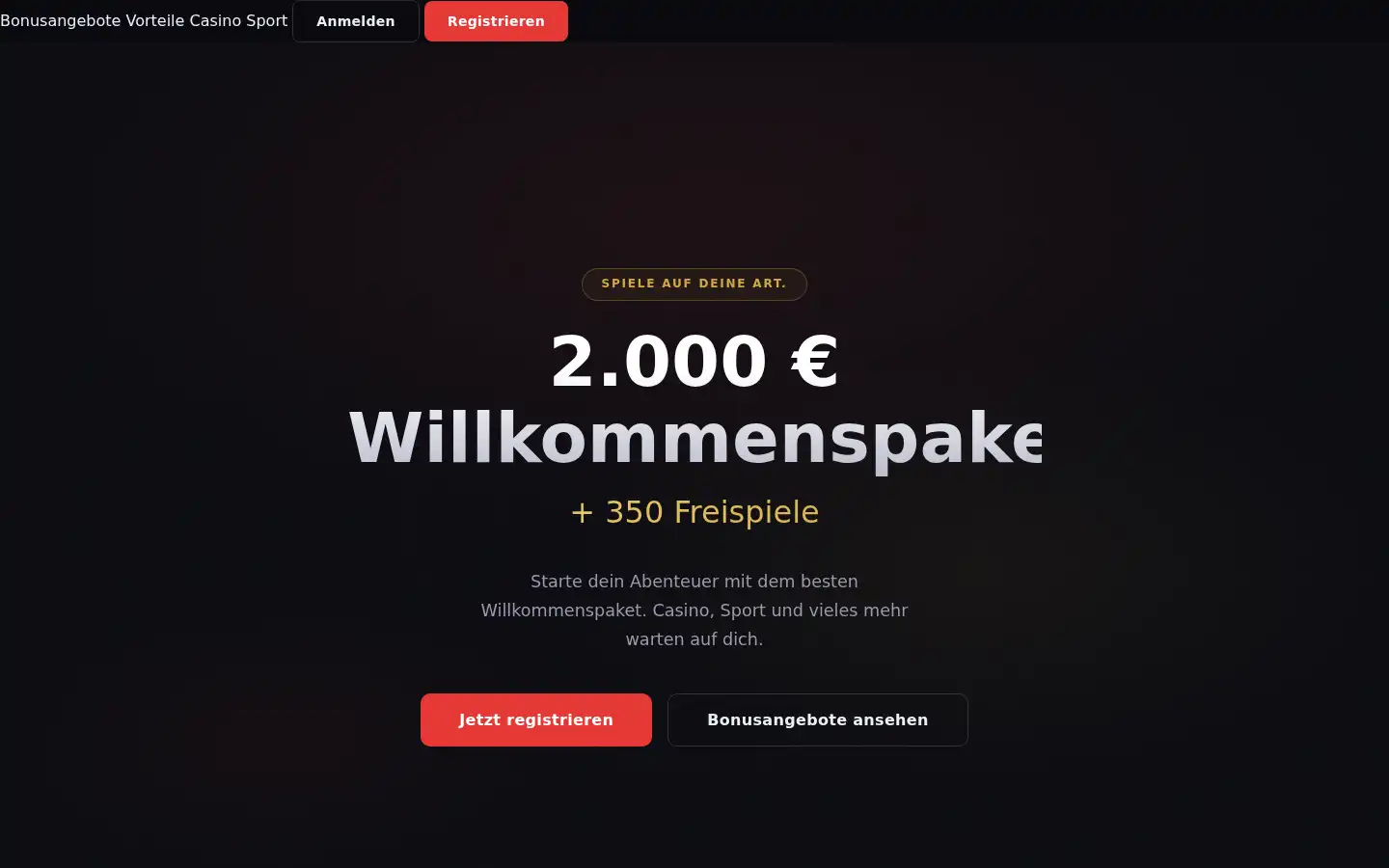 Screenshot of casinova-austria.com