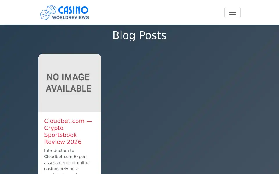 Screenshot of casinoworldreviews.com