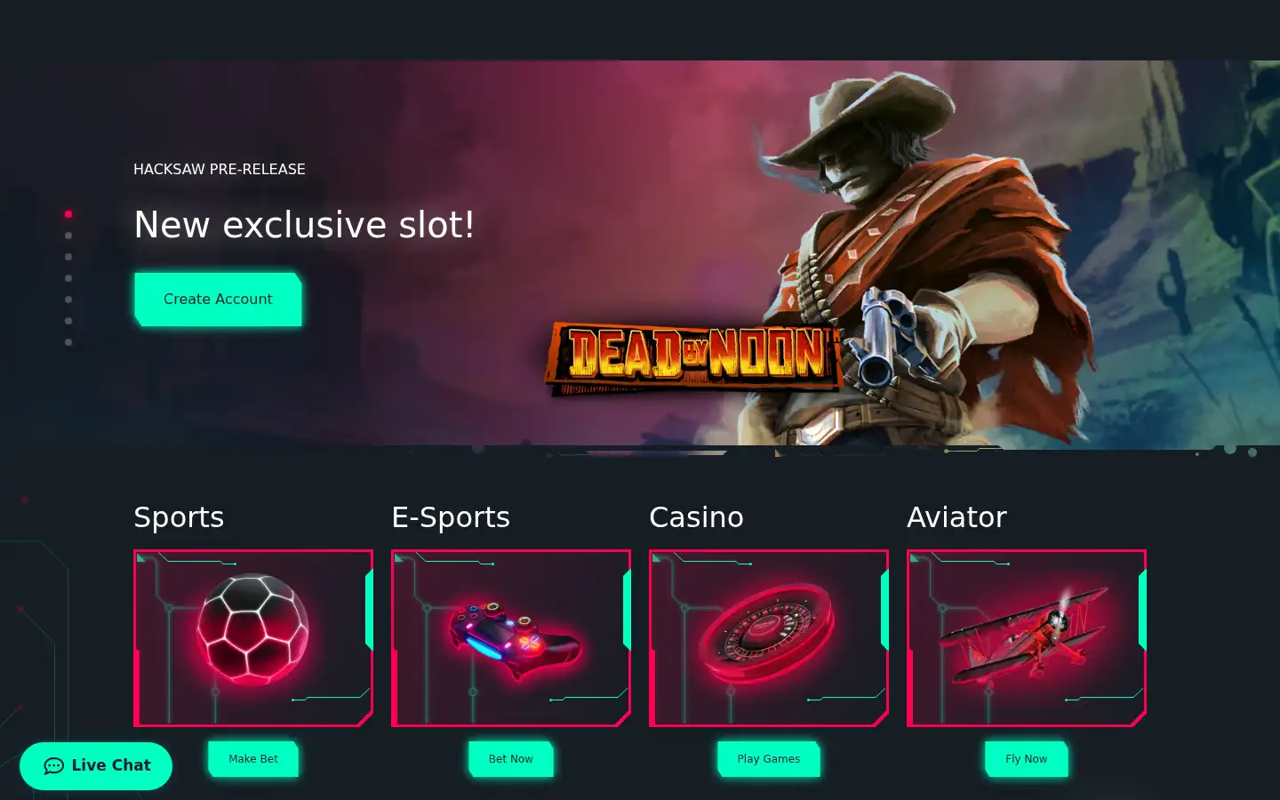 Screenshot of casinozer.eu