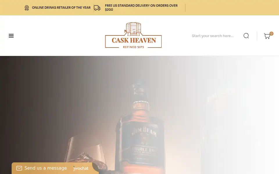 Screenshot of caskheaven.com