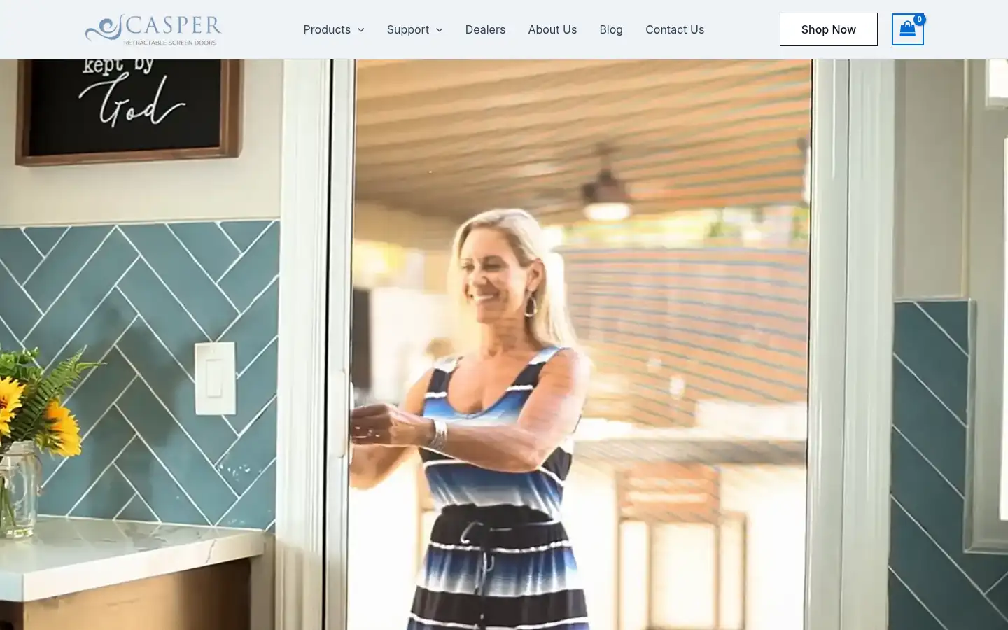 Screenshot of casperscreens.com