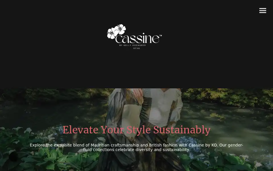 Screenshot of cassinebykellyoozageer.com