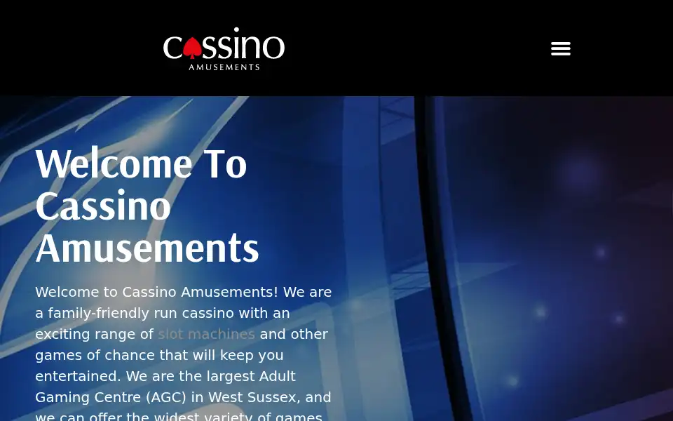 Screenshot of cassino.co.uk