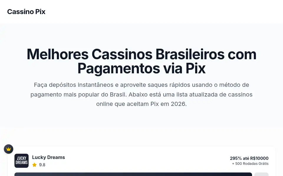 Screenshot of cassinopix-br.org