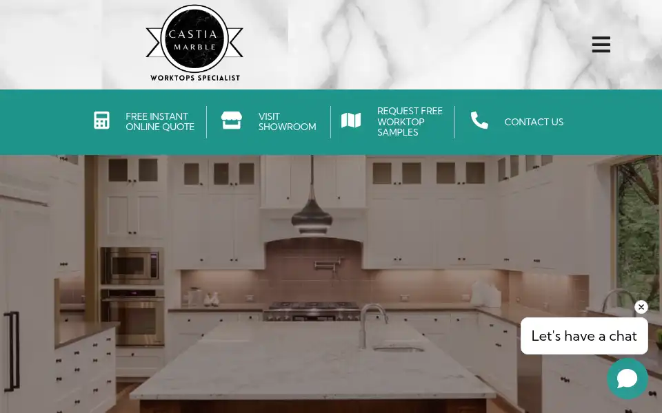 Screenshot of castiamarble.co.uk