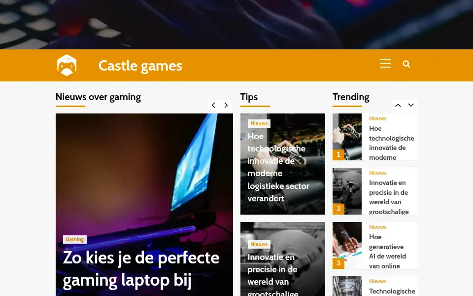 Screenshot of castlegames.nl