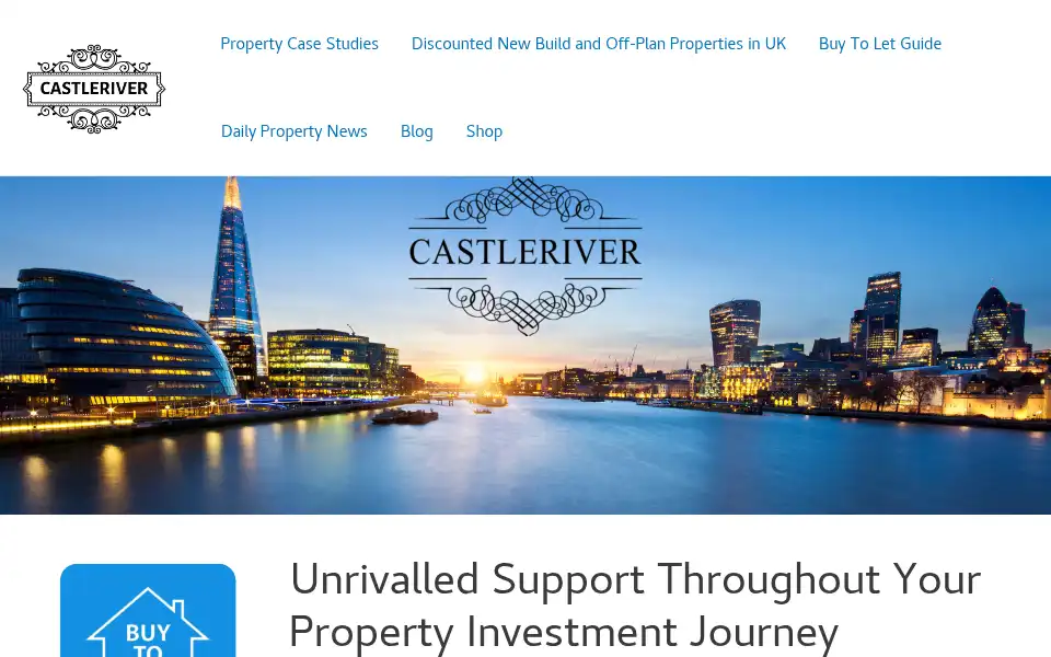 Screenshot of castleriver.co.uk