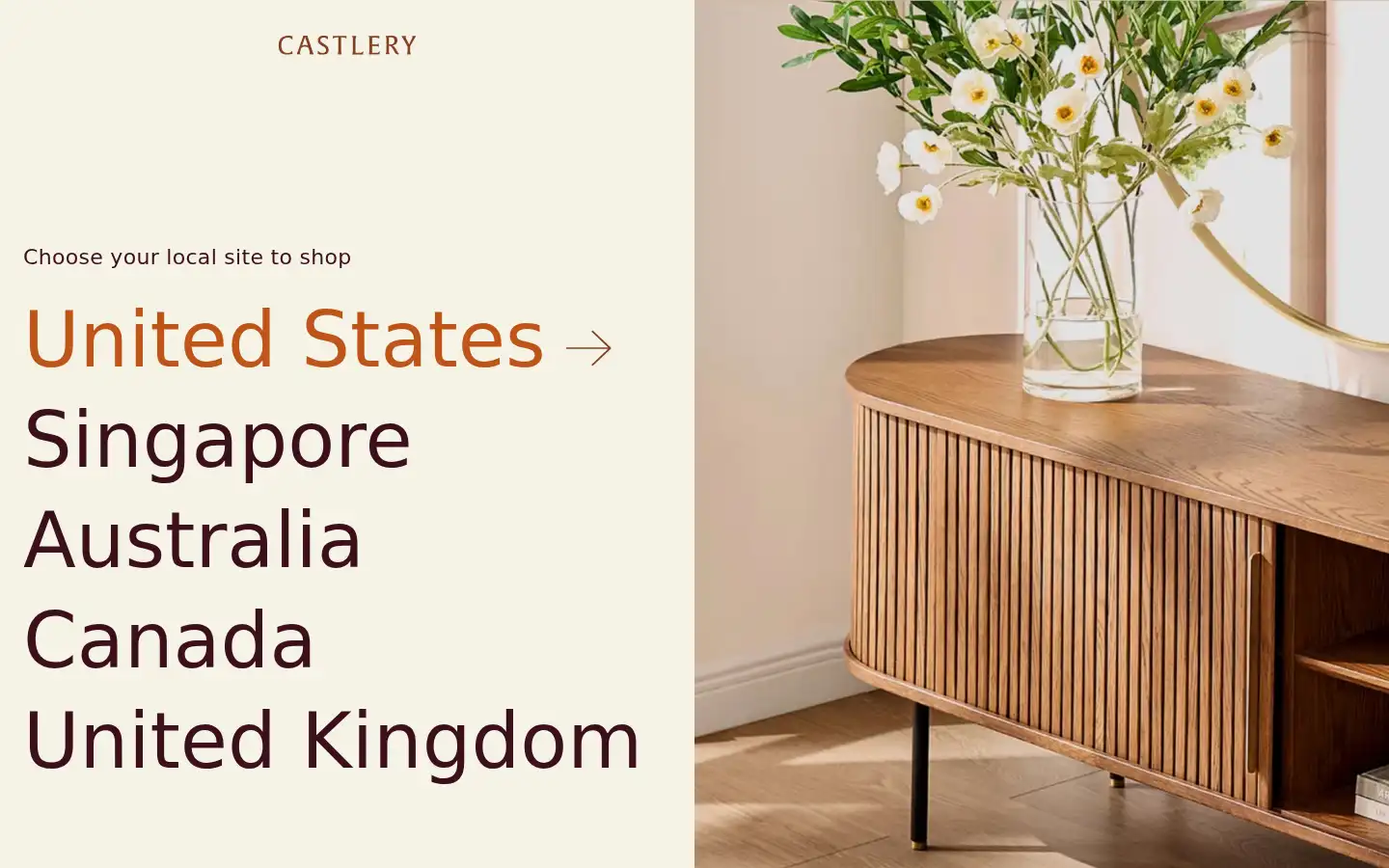 Screenshot of castlery.com