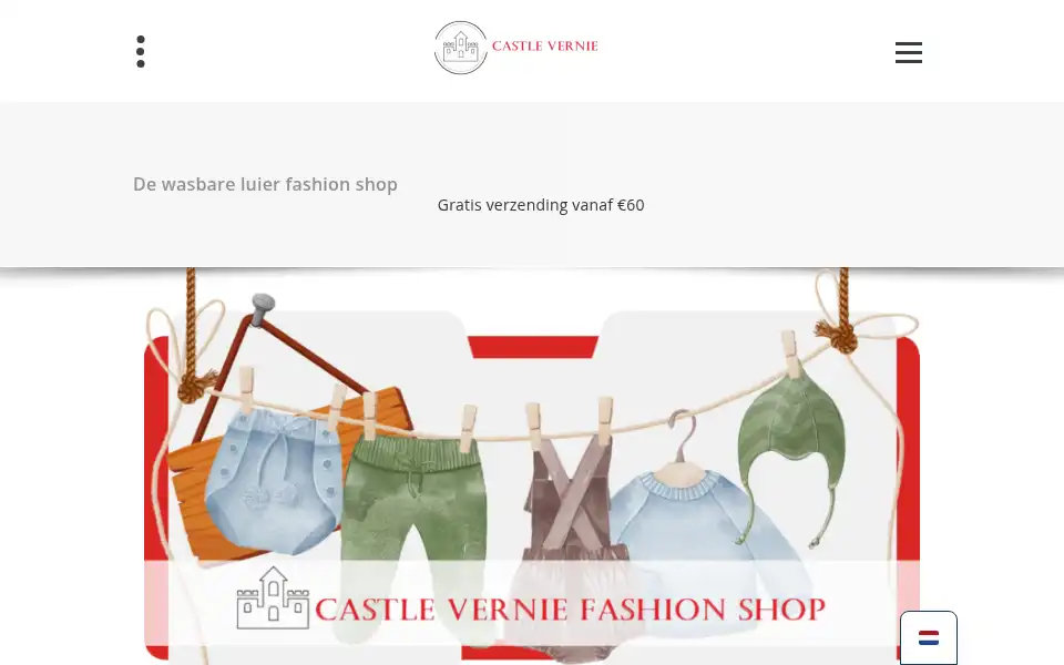 Screenshot of castlevernie.nl