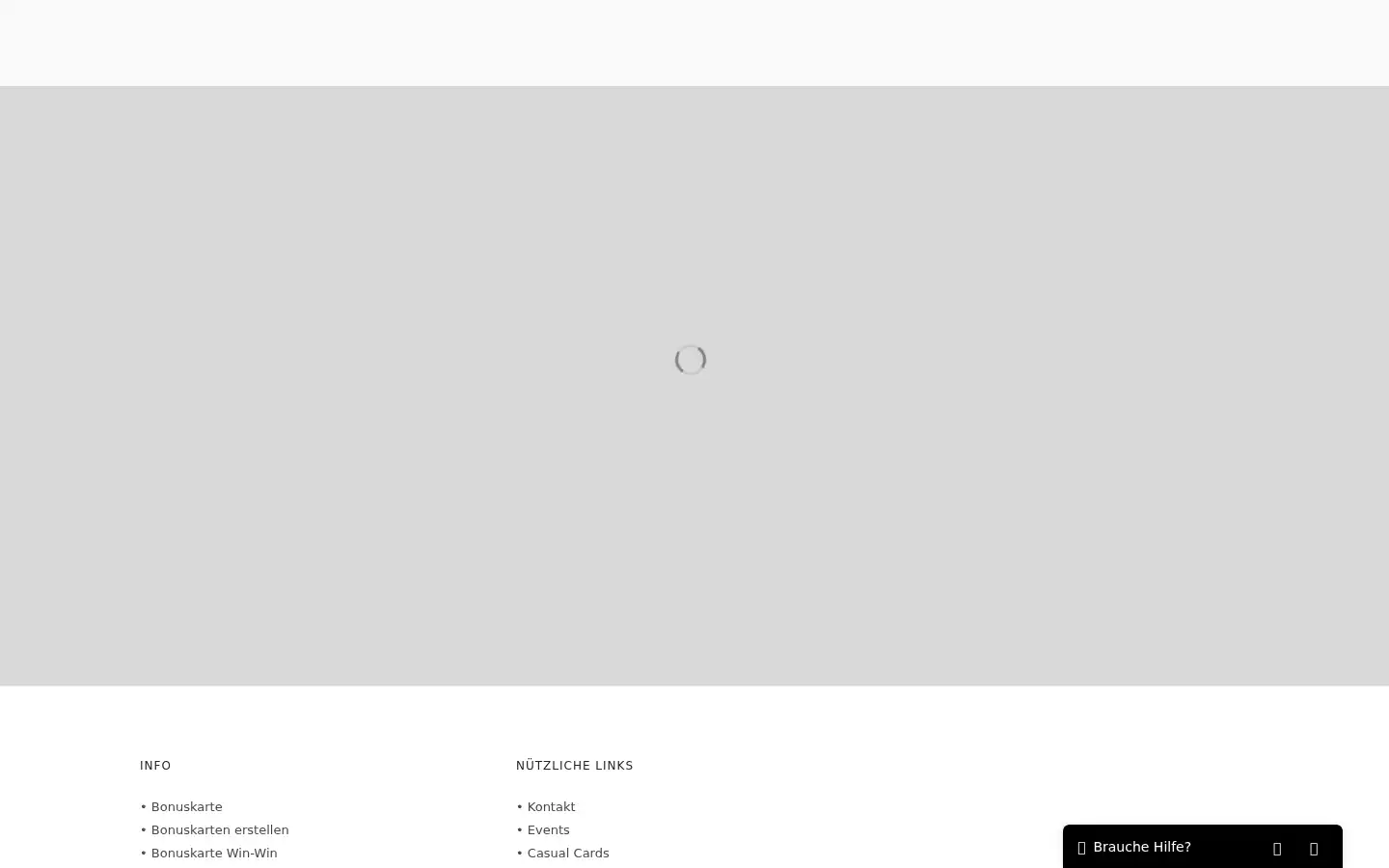 Screenshot of casualcard.com