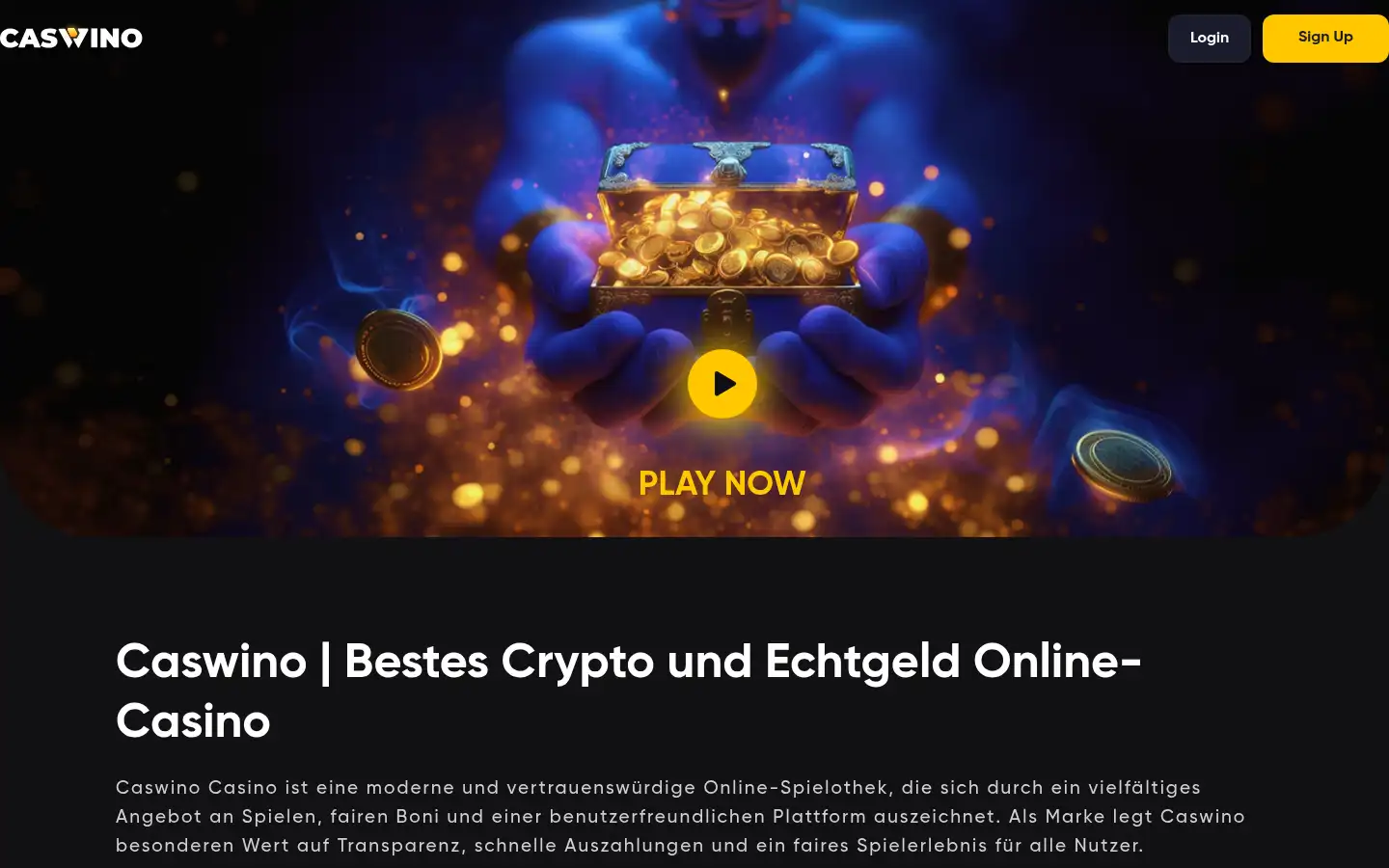 Screenshot of caswino.de
