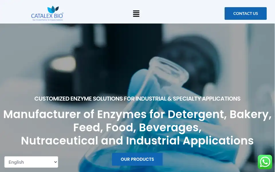 Screenshot of catalexbio.com