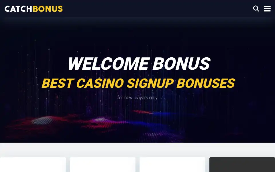 Screenshot of catchbonus.com