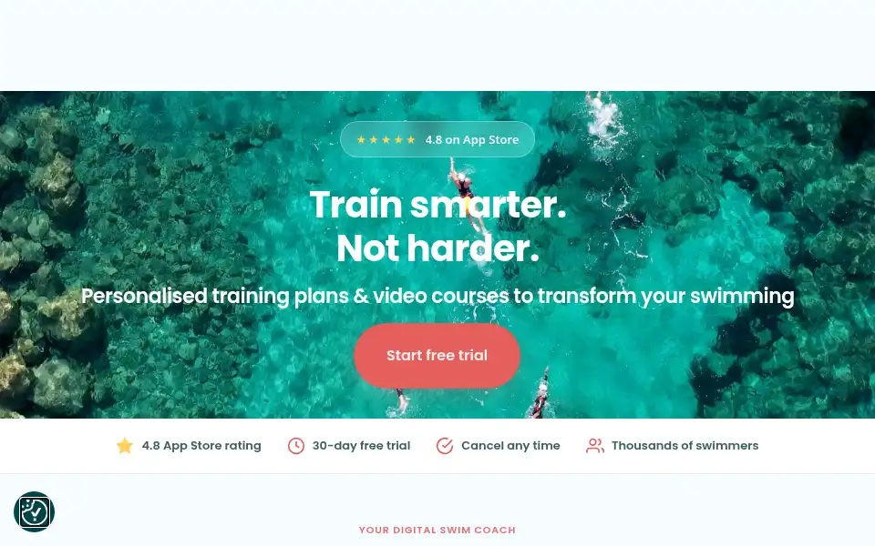 Screenshot of catchswim.com