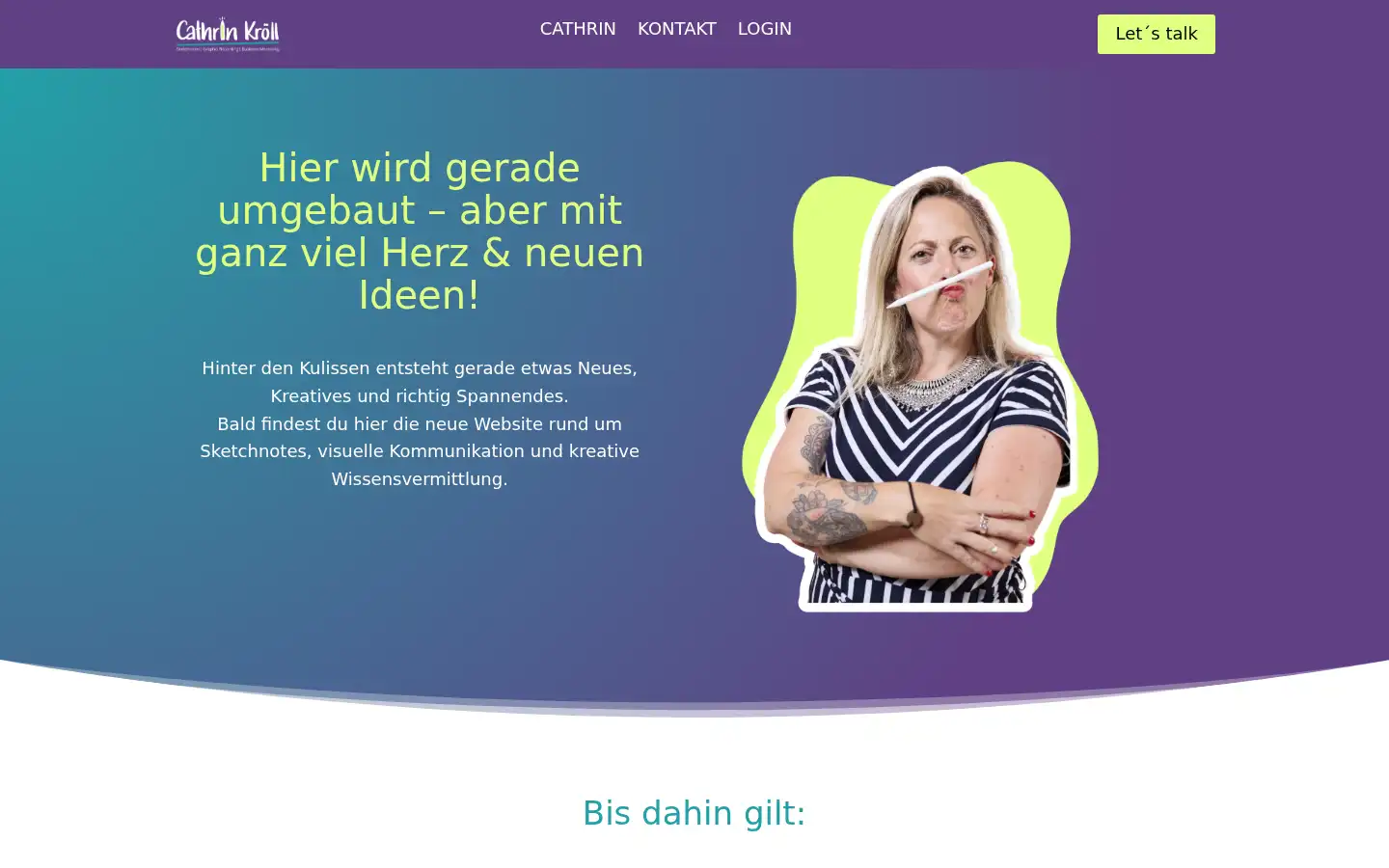 Screenshot of cathrinkroell.com