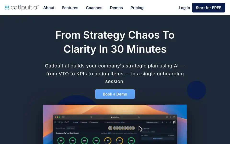 Screenshot of catipult.ai